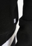 Strik cardigan 'dean' | Uld | Sort -Resteröds
