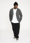 Strik cardigan 'kyle' | Uld | Grå melange -Resteröds