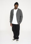 Strik cardigan 'kyle' | Uld | Grå melange -Resteröds