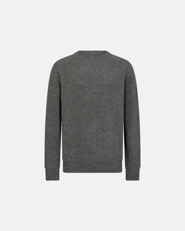 Pullover ´michael´ | Uld | Grå melange