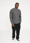 Strik pullover 'michael' | Uld | Grå melange -Resteröds