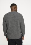 Strik pullover 'michael' | Uld | Grå melange -Resteröds