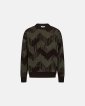 Mick pullover | Uld | Brun/grøn - Resteröds