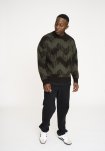 Mick pullover, Uld, Brun/grøn