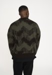 Mick pullover, Uld, Brun/grøn