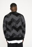 Mick pullover, Uld, Sort/grå