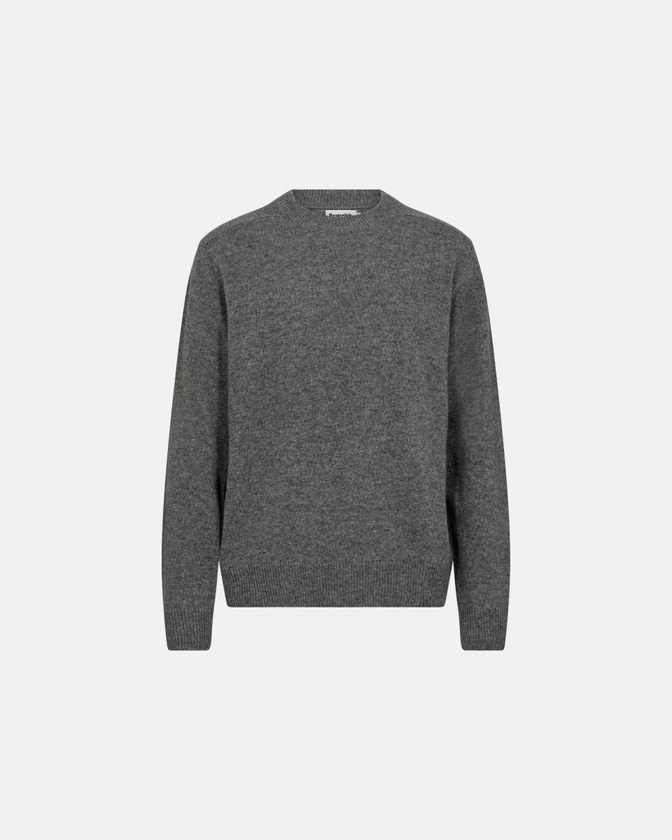 Resteröds Lean pullover | Uld | Grå melange - S