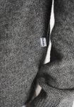 Strik pullover 'lean' | Uld | Grå melange -Resteröds