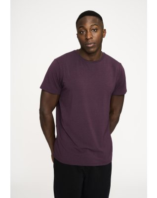 T-shirt "o-neck" | Bambusviskose | Lilla -Resteröds