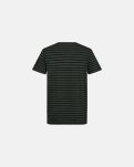 T-shirt "o-neck" | Bambusviskose | Grøn/sort -Resteröds