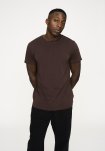 T-shirt "o-neck" | Bambusviskose | Brun -Resteröds