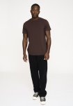 T-shirt "o-neck" | Bambusviskose | Brun -Resteröds