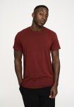 T-shirt "o-neck" | Bambusviskose | Rød -Resteröds