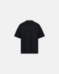 T-shirt m. print "dev" | 100% bomuld | Sort -Resteröds