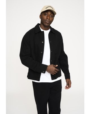 Overshirt 'armstrong' | 100% Bomuld | Sort -Resteröds