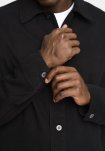 Armstrong overshirt, 100% Bomuld, Sort