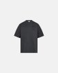 T-shirt m. print "dev" | 100% bomuld | Mørkegrå - Resteröds