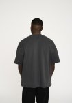T-shirt m. print "dev" | 100% bomuld | Mørkegrå -Resteröds