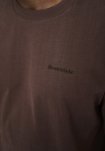 T-shirt m. print "tas" | 100% bomuld | Brun -Resteröds