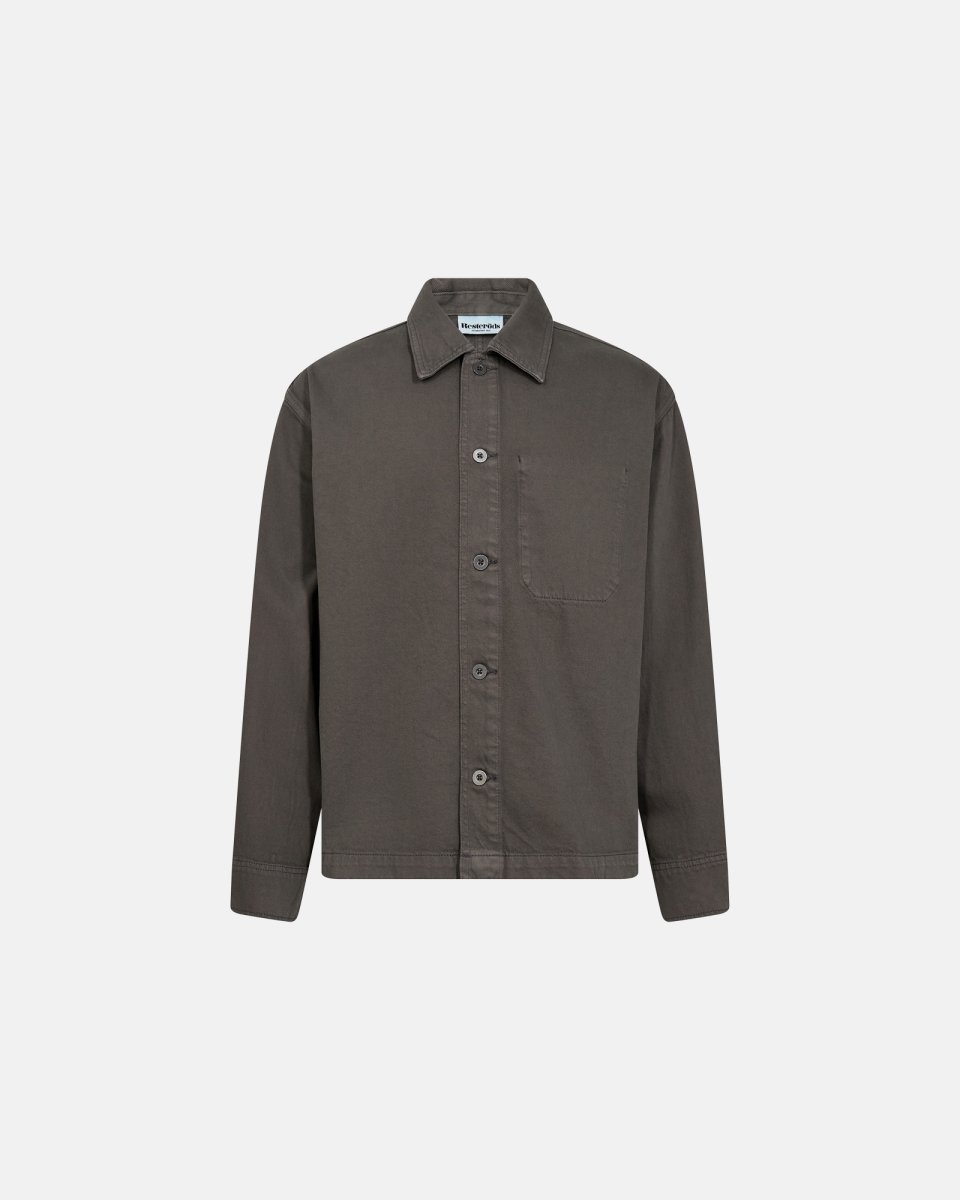 Resteröds Armstrong overshirt | 100% Bomuld | Grå - M