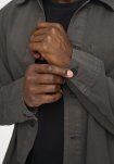 Armstrong overshirt, 100% Bomuld, Grå