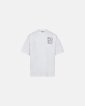 T-shirt m. print "dev" | 100% bomuld | Hvid - Resteröds
