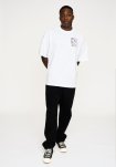 T-shirt m. print "dev" | 100% bomuld | Hvid -Resteröds