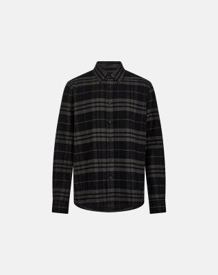 Skjorte "woody" | 100% bomuld | Sort -Resteröds