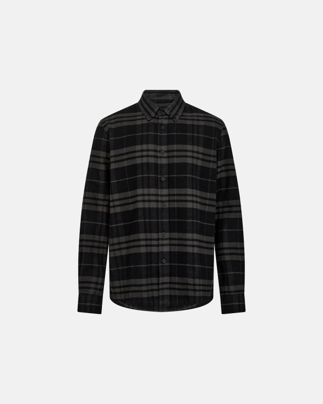 Skjorte "woody" | 100% bomuld | Sort