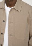 Armstrong overshirt, 100% Bomuld, Sand