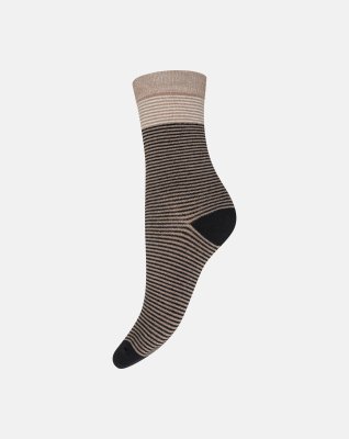 Ankelstrømper 3-pak | Bomuld | Sort/grå/sand -Decoy