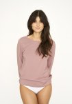 Langærmet t-shirt, Bambusviskose, Rosa