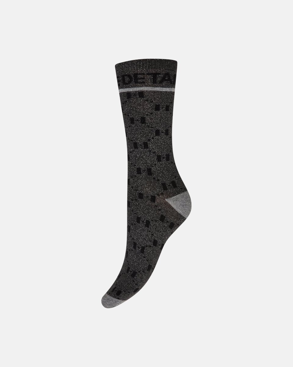 Hype the Detail Strømper "Lurex" | Bambusviskose | Grå - 37-41