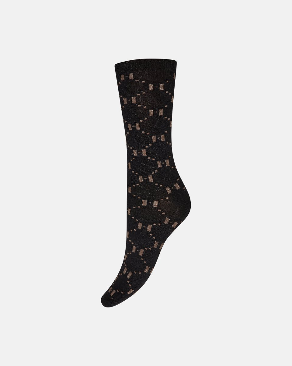 Hype the Detail Strømper "Lurex" | Bambusviskose | Sort - 37-41