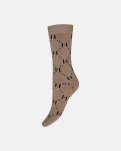 Strømper "Lurex" 2-pak, Bambusviskose, Sort/sand