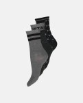 Strømper "glimmer" 3-pak | Viskose | Sort/grå -Hype the Detail