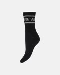 Strømper "tennis" 2-pak | Bomuld | Sort/grå -Hype the Detail