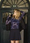 Bluse "blonde" | Navy -Hype the Detail