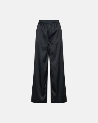 Pyjamasbukser "Satin" | Polyester | Sort -Hype the Detail