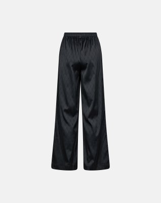 Pyjamasbukser "Satin" | Polyester | Sort -Hype the Detail