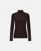 Bluse "mesh high neck" | Brun - Hype the Detail