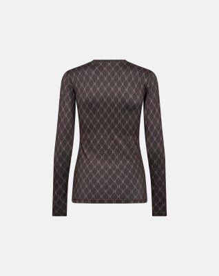 Bluse "logo" | Brun -Hype the Detail