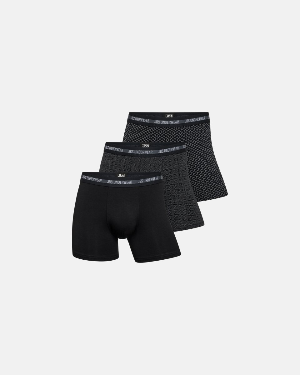 JBS Tights 3-pak | Bambusviskose | Grå - S