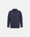 Pyjamas, 100% vævet bomuld, Navy Stribet