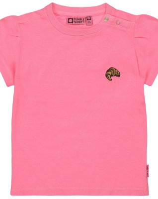 T-shirt "Adorable" | 100% øko. bomuld | Lyserød -Tumble 'n Dry