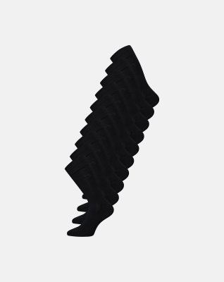 Strømper 10-pak | Bambusviskose | Sort -Claudio