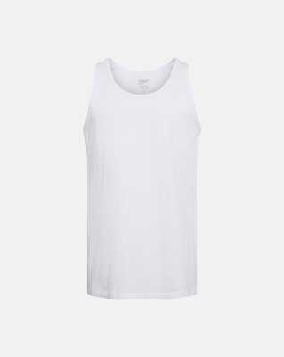 Tanktop 2-pak, Bomuld, Hvid