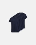 T-shirt 5-pak, 100% bomuld, Navy
