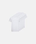 T-shirt 5-pak | 100% bomuld | Hvid -Claudio