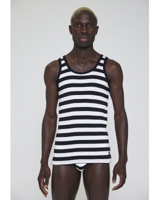 Tanktop "original", 100 % økologisk bomuld, Stribet